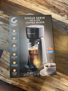 Complete Cuisine Single Serve Hot & Iced Coffee Maker.